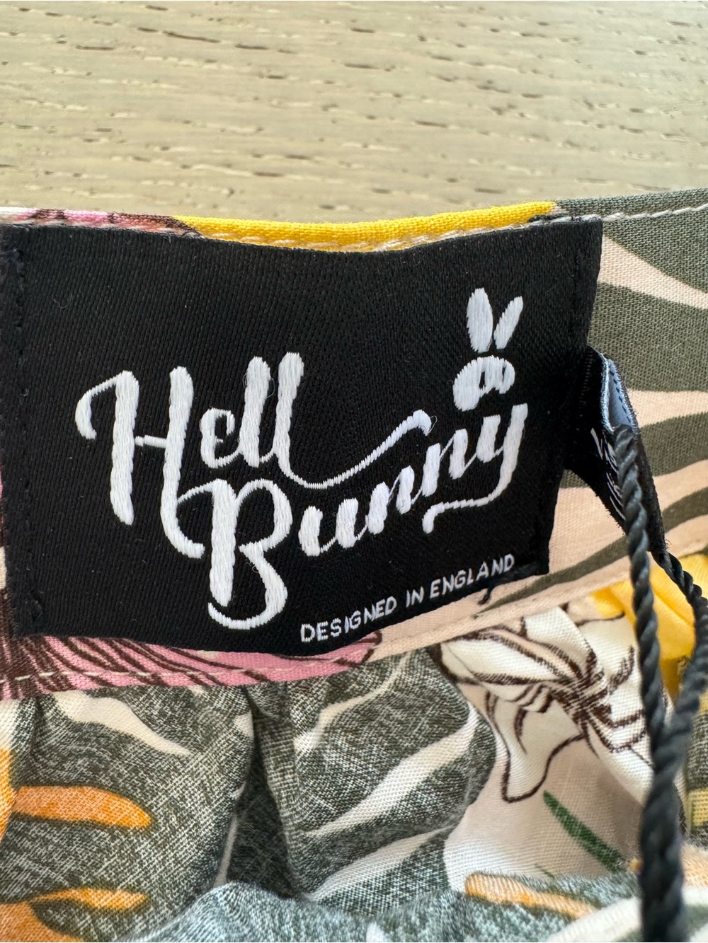 New! Hell Bunny BENITA Swing flare Retro skirt L - Picture 8 of 8